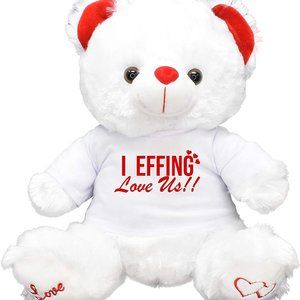 Effing Valentines Gift Teddy Bear Girl Friend